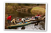 Фото из отчета о водном походе по реке Поля