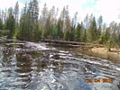Фотография из отчёта о пеше-водном походе в районе д. Верхние Важины. (южная Карелия)